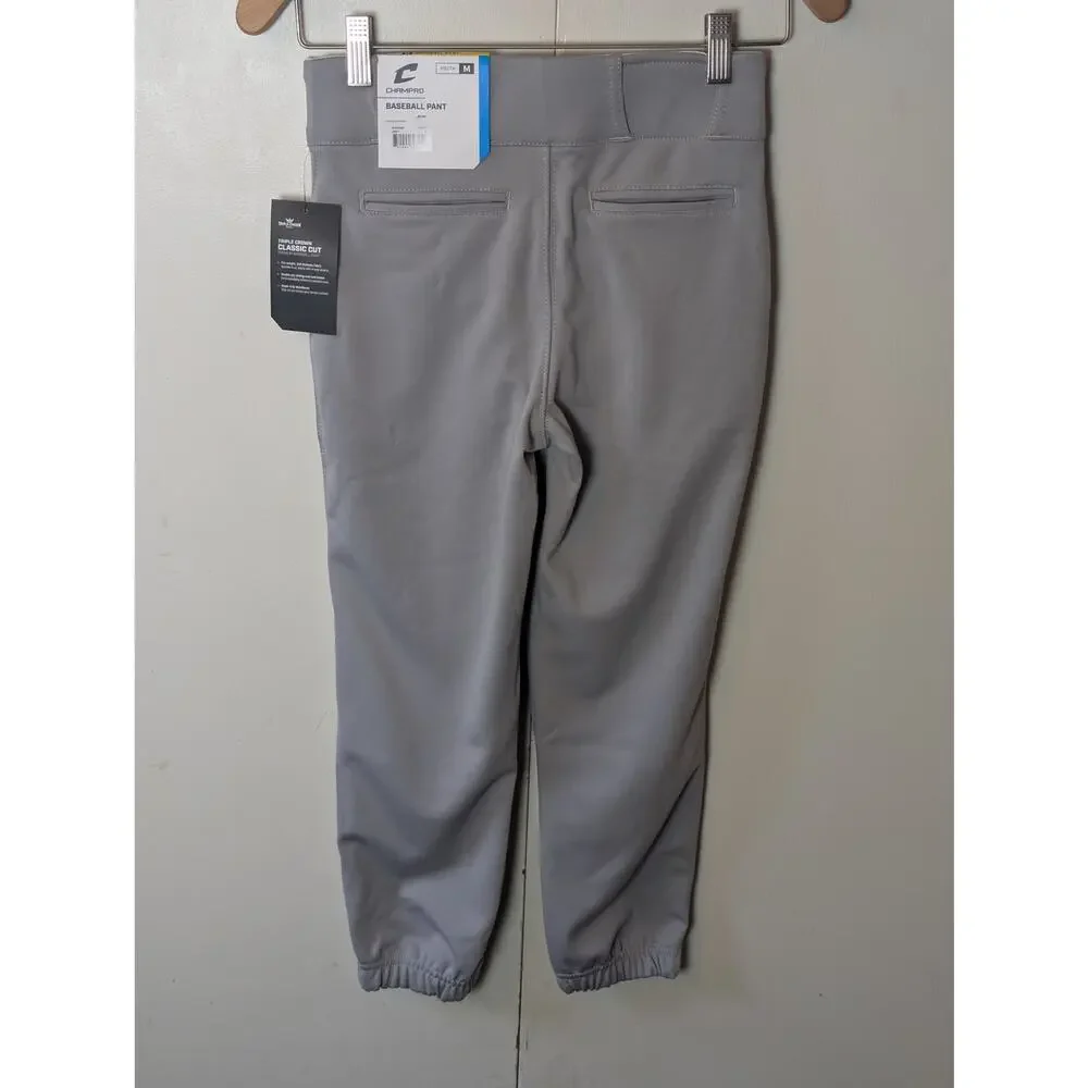 Champro Baseball Gray Pants Youth Medium